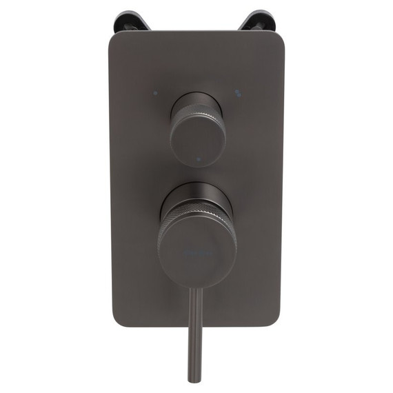 Смеситель для ванны Allen Brau Priority 5.31A11-MG (со скрытой частью) графит - фото 2