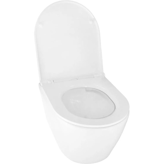 Инсталляция с подвесным унитазом комплект: Grohe Rapid SL 38772001 с подвесным безободковым унитазом Azario Uno AZ-2380 сиденье микролифт, крепление, кнопка смыва хром - фото 16