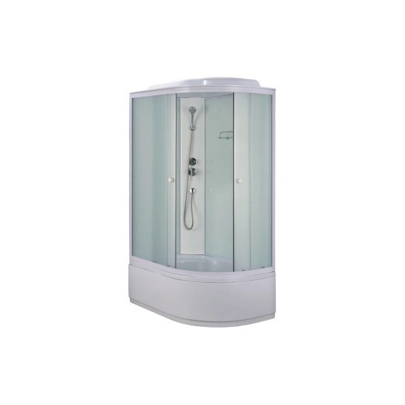 Душевая кабина Loranto 120х80 см CS-886EDTM/W-120 L, белый/прозрачное - фото 