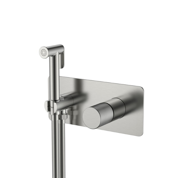 Набор для гигиенического душа Boheme Stick 127-NB.4 (со скрытой частью) никель - фото 