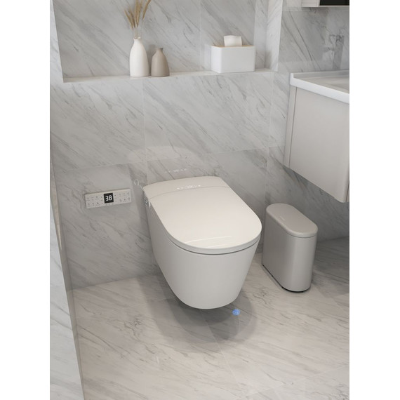 Унитаз-биде подвесной импульсный Abber Bequem AC1121S с крышкой микролифт - фото 21