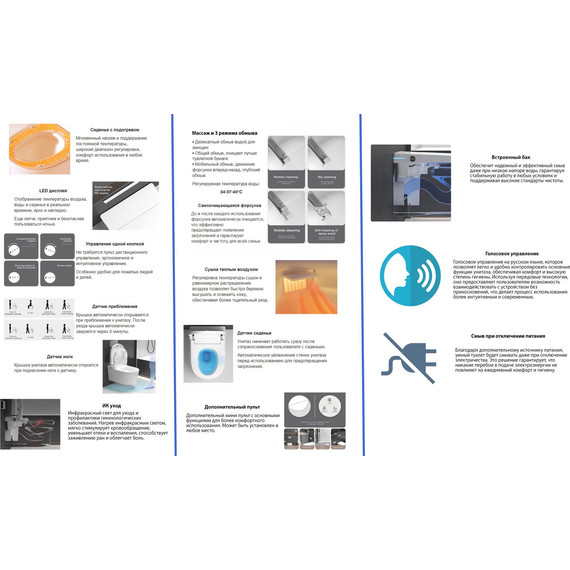 Подвесной импульсный унитаз-биде Abber Bequem AC1123SR с крышкой микролифт - фото 11