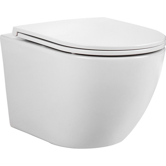 Инсталляция с подвесным унитазом комплект: TECEbase 2.0 9400412 с подвесным безободковым унитазом Aquatek Европа AQ1900T-00 сиденье микролифт, крепление, кнопка смыва хром глянцевый (система смыва Торнадо) - фото 17