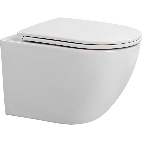 Инсталляция с подвесным унитазом комплект: TECEbase 2.0 9400412 с подвесным безободковым унитазом Aquatek Европа AQ1900T-00 сиденье микролифт, крепление, кнопка смыва хром глянцевый (система смыва Торнадо) - фото 13