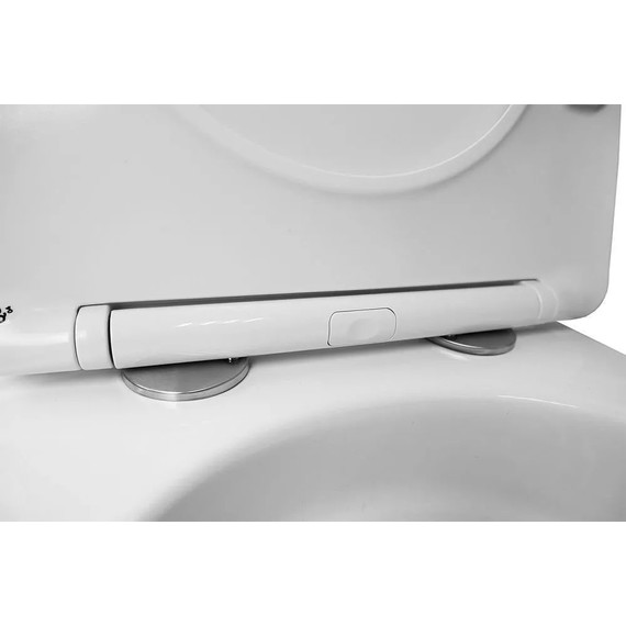 Инсталляция с подвесным унитазом комплект: TECEbase 2.0 9400412 с подвесным безободковым унитазом Azario Trevi AZ-0093UQ3 сиденье микролифт, крепление, кнопка смыва хром глянцевый (система смыва Торнадо) - фото 10