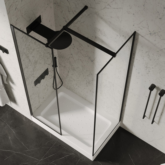 Поддон акриловый Abber 100x90 см AD3C109 - фото 6