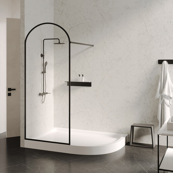 Поддон акриловый Abber 100x90 см AD3E109 L - фото 6