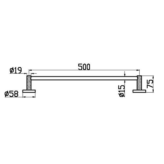 Полотенцедержатель Boheme Uno 10972-MW, цвет белый - фото 2
