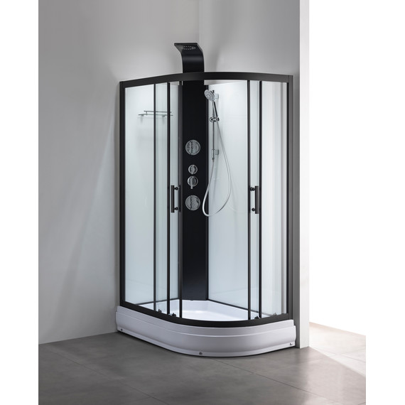 Гидробокс Taliente 120x80 см TA-128CB(L), чёрный/прозрачное - фото 2