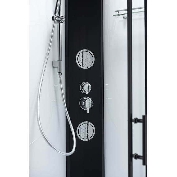 Гидробокс Taliente 120x80 см TA-128CB(R), чёрный/прозрачное - фото 5