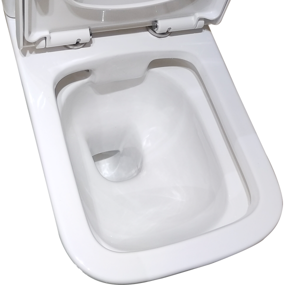 Унитаз-компакт безободковый Taliente Elegante EL35055 с крышкой микролифт - фото 3