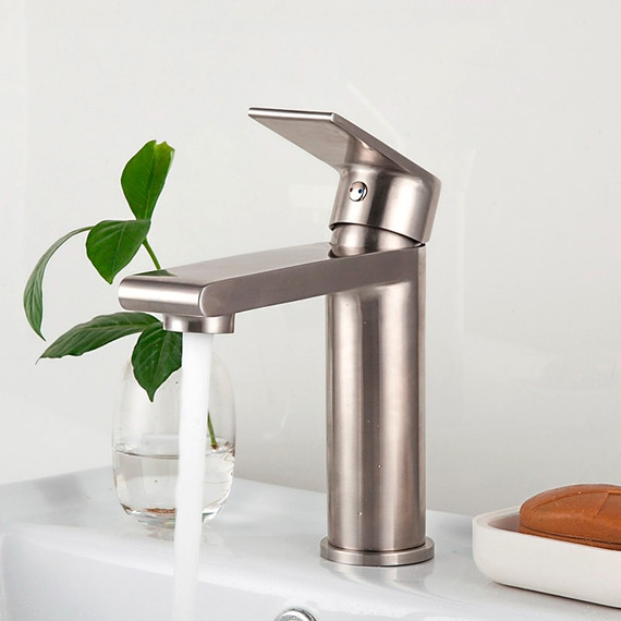 Смеситель для раковины Gappo G1099-20, сатин - фото 2