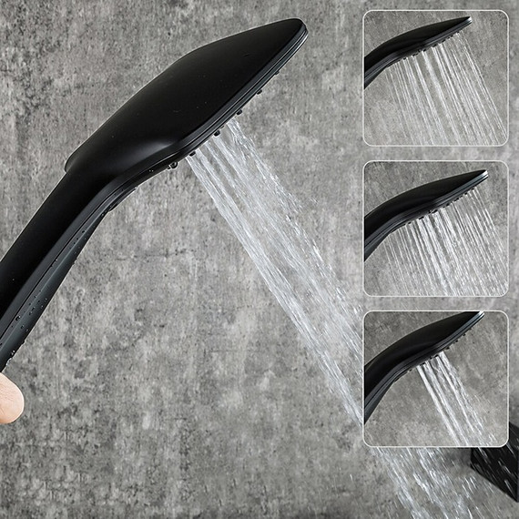 Смеситель для ванны Gappo G1117-6, черный - фото 7