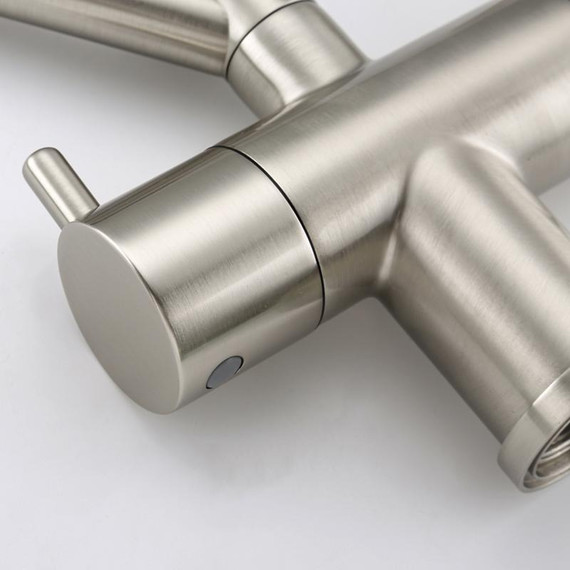 Смеситель для кухни Gappo G4398-85, сатин/черный - фото 35