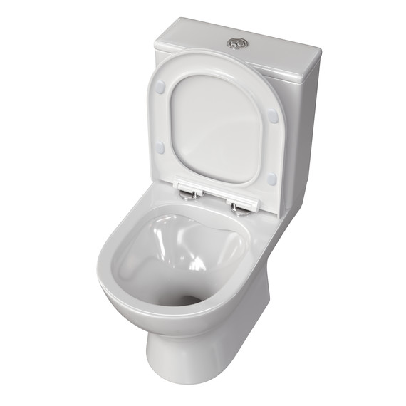 Унитаз-компакт безободковый Taliente Arte AR35045 с крышкой микролифт, Цвет производителя: белый - фото 3