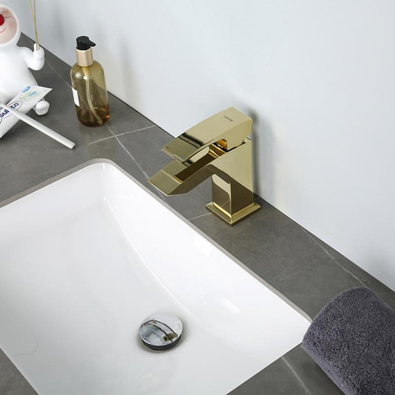 Смеситель для раковины Gappo G1007-13, золото - фото 7