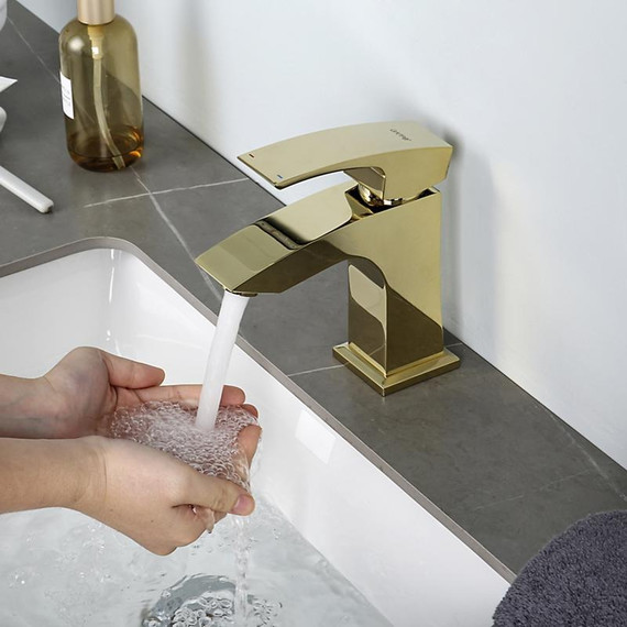 Смеситель для раковины Gappo G1007-13, золото - фото 14