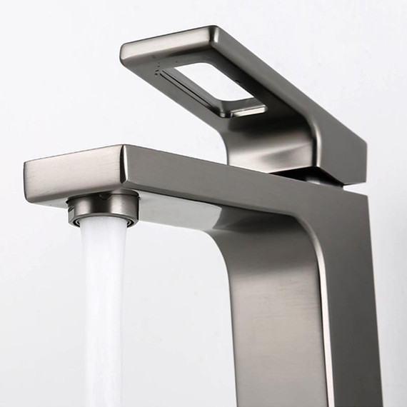 Смеситель для раковины Gappo G1017-9, оружейная сталь - фото 2