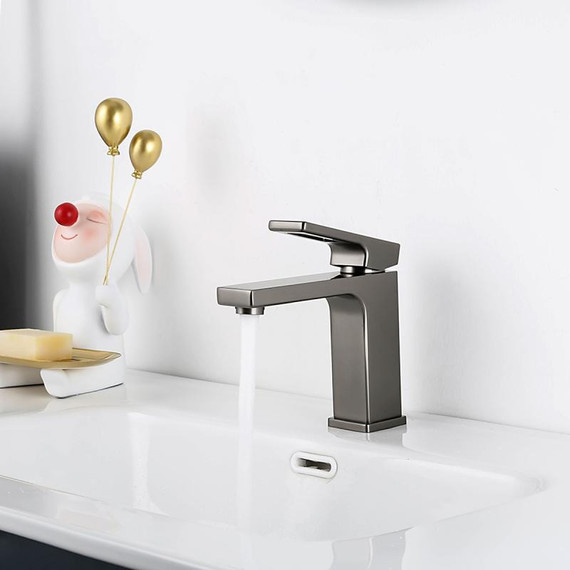 Смеситель для раковины Gappo G1017-9, оружейная сталь - фото 3