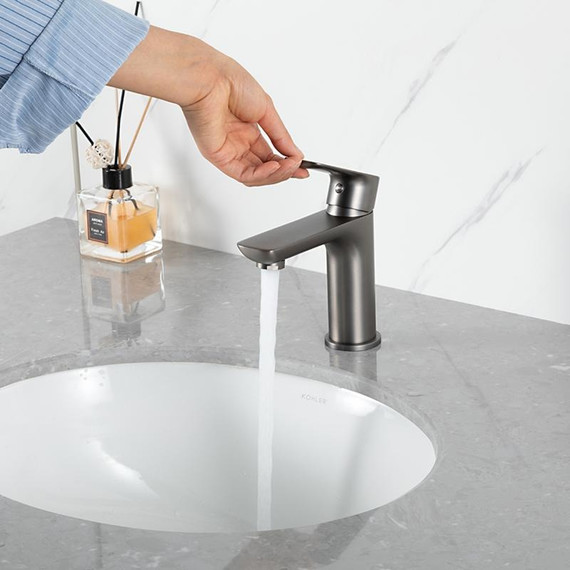 Смеситель для раковины Gappo G48-9 G1048-9, оружейная сталь, Цвет производителя: оружейная сталь - фото 6