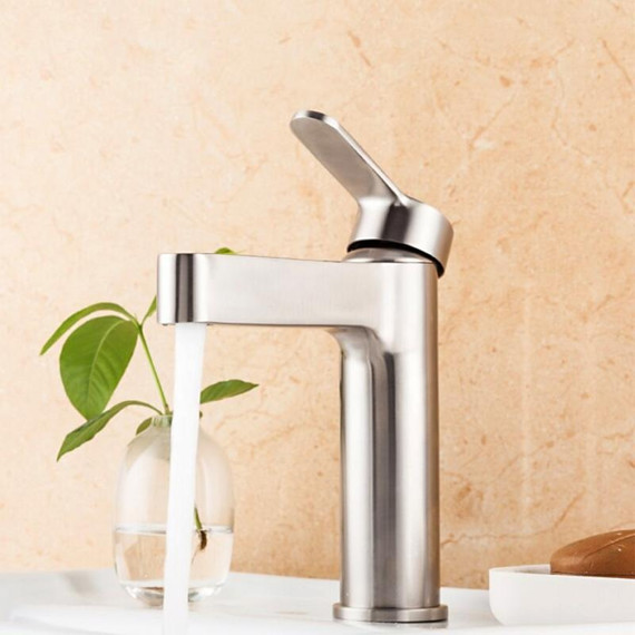 Смеситель для раковины Gappo G1099-30, сатин, Цвет производителя: сатин - фото 4