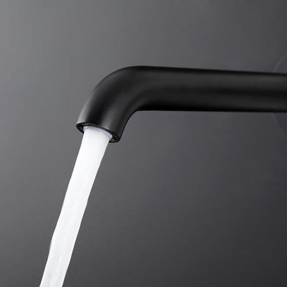 Смеситель для раковины настенный Gappo G06-6 G1206-6, чёрный, Цвет производителя: чёрный - фото 8