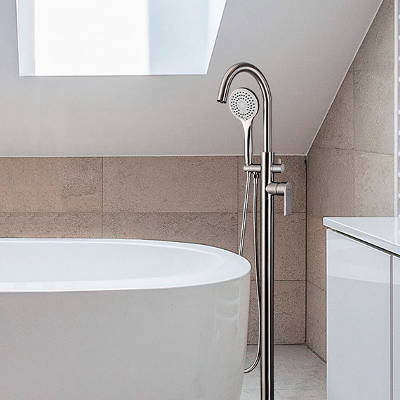 Смеситель для ванны Gappo G3099, сатин - фото 5