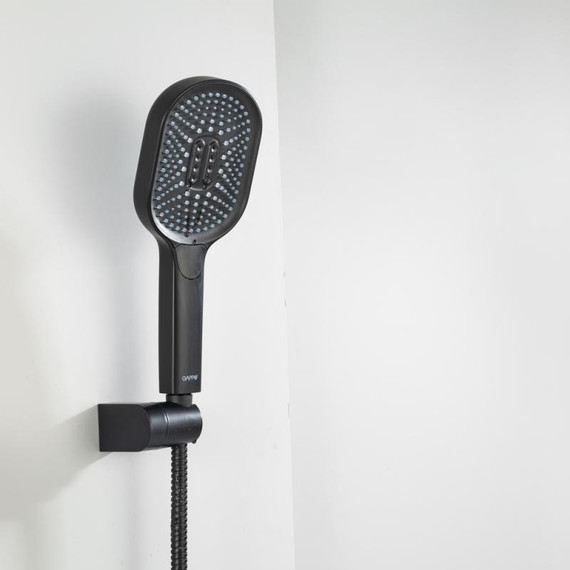 Смеситель для ванны с выдвижным изливом Gappo G10-6 G3210-6, чёрный, Цвет производителя: чёрный - фото 8