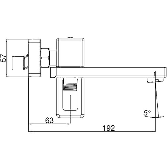 Смеситель для ванны с гарнитуром Gappo G3217-9, оружейная сталь - фото 20