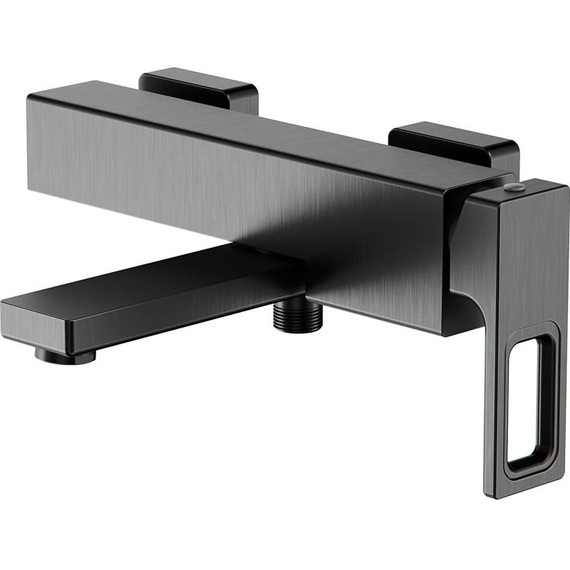 Смеситель для ванны с гарнитуром Gappo G3217-9, оружейная сталь - фото 2