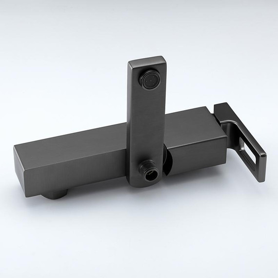 Смеситель для ванны с гарнитуром Gappo G3217-9, оружейная сталь - фото 8