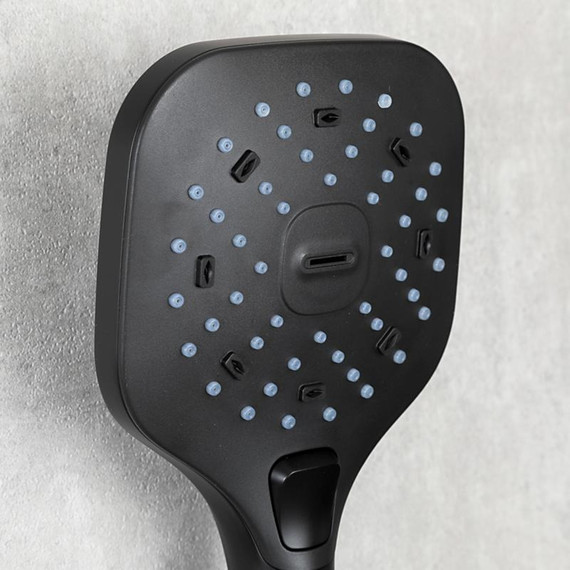 Смеситель для ванны с душевым гарнитуром Gappo Aventador G3250, черный/хром - фото 7