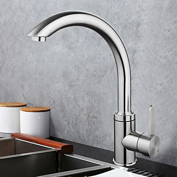 Смеситель для кухни Gappo G4099, сатин - фото 2