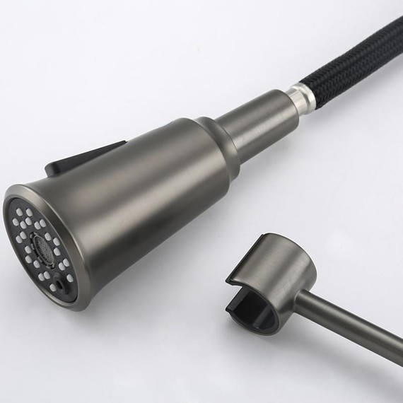 Смеситель для кухни Gappo G4398-69, оружейная сталь - фото 30