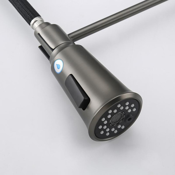 Смеситель для кухни Gappo G4398-69, оружейная сталь - фото 28