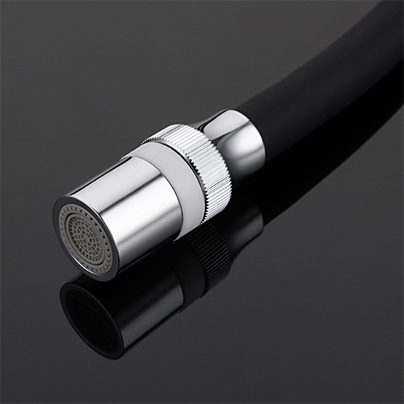 Смеситель для кухни Gappo G4398-9, белый/черный - фото 7