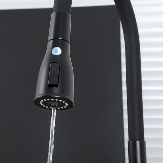 Смеситель для кухни Gappo G4399-66, черный - фото 8