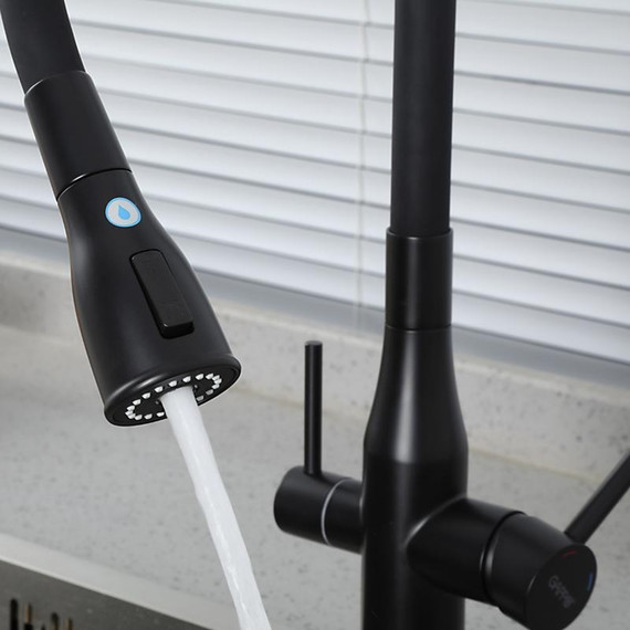 Смеситель для кухни Gappo G4399-66, черный - фото 19