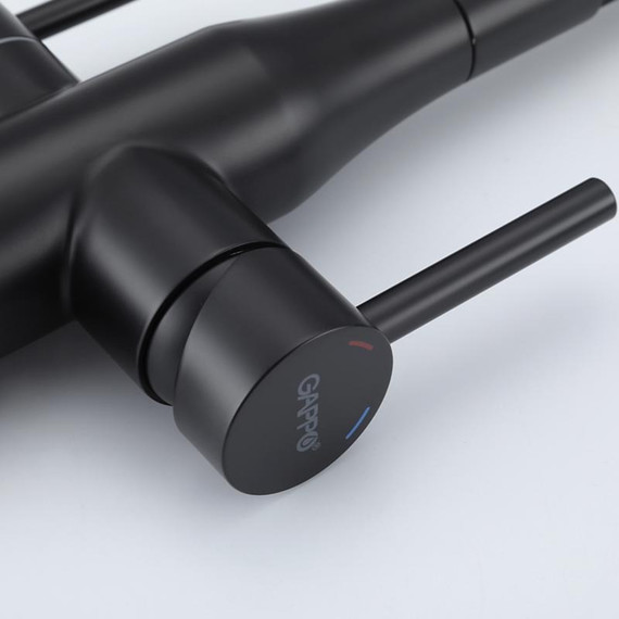 Смеситель для кухни Gappo G4399-66, черный - фото 38