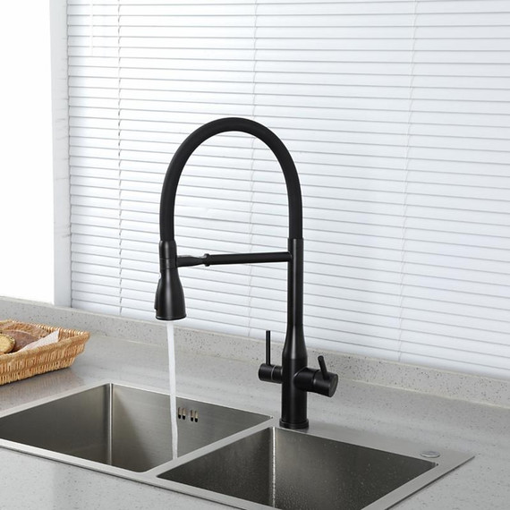 Смеситель для кухни Gappo G4399-76, черный - фото 17