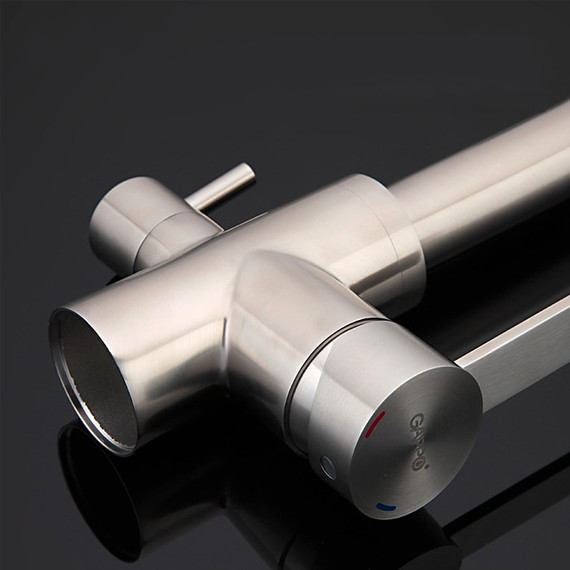 Смеситель для кухни Gappo G4399, сатин - фото 9