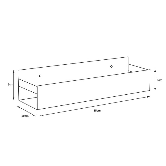 Полочка Boheme Q 10965-BRB, цвет брашированная бронза - фото 2