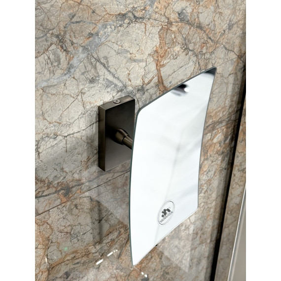 Зеркало косметическое настенное Boheme Modern 506-GM, цвет графит - фото 3