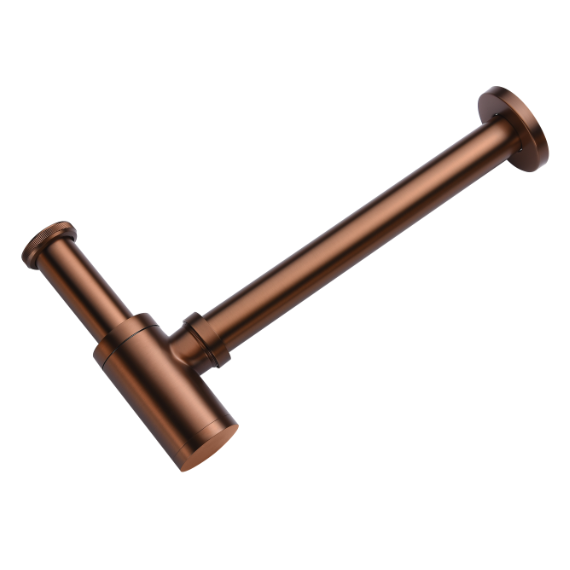 Сифон для умывальника Boheme 609-BRB, брашированная бронза - фото 