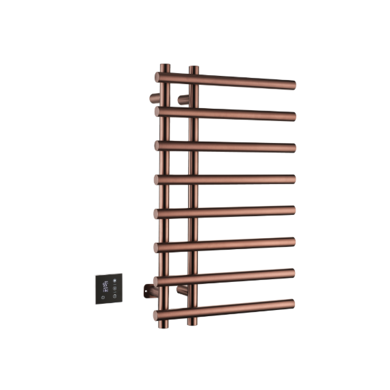 Полотенцесушитель электрический Boheme Uno 500x800 мм 722-CB (скрытое подключение слева) брашированная медь - фото 