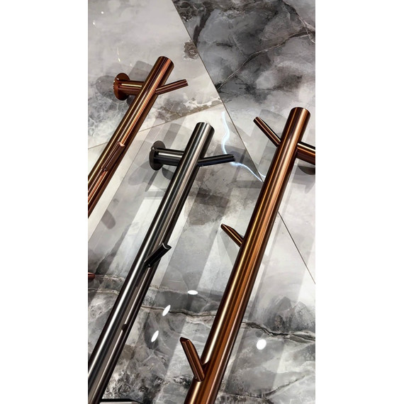 Полотенцесушитель электрический Boheme OAK П1 1500x201 мм 724-50-CB, брашированная медь - фото 5