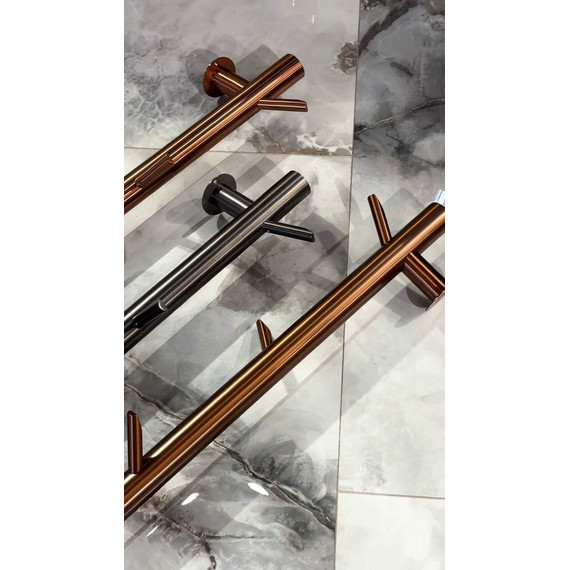 Полотенцесушитель электрический Boheme OAK П1 1500x201 мм 724-50-NB, никель - фото 5