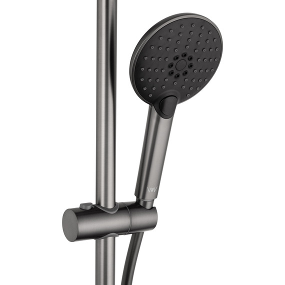 Душевая стойка Wonzon & Woghand Click WW-N3S962-BGG, тёмный графит брашированный - фото 5