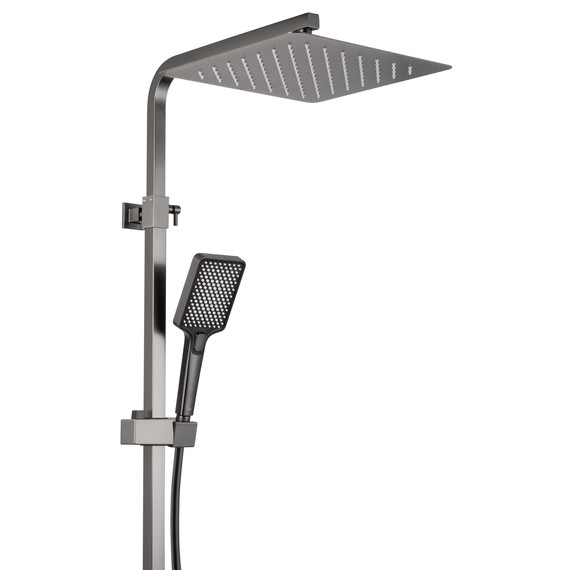 Душевая стойка Wonzon & Woghand Cube WW-88739016-BGM, тёмный графит брашированный - фото 5