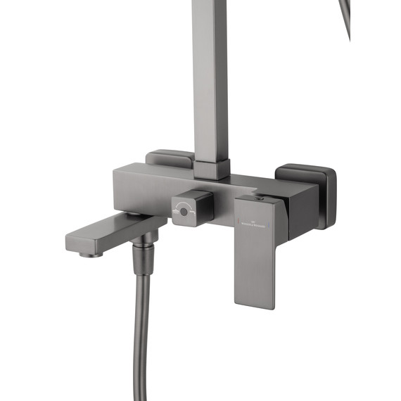 Душевая стойка Wonzon & Woghand Cube WW-88739016-BGM, тёмный графит брашированный - фото 3